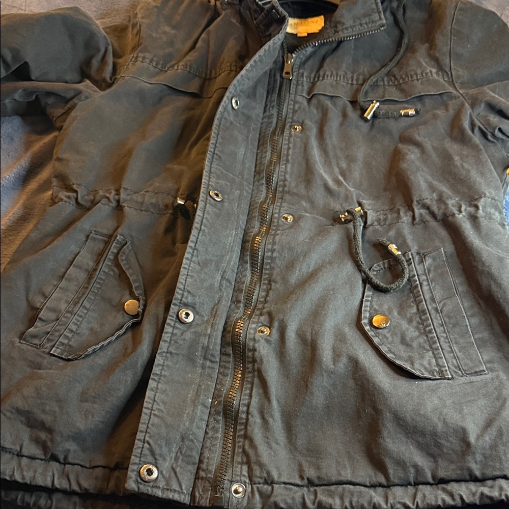LAMASINI Black Utility Jacket - Picture 6 of 8